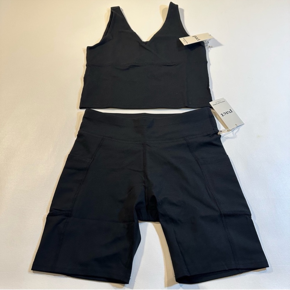 Pact Black Activewear Set